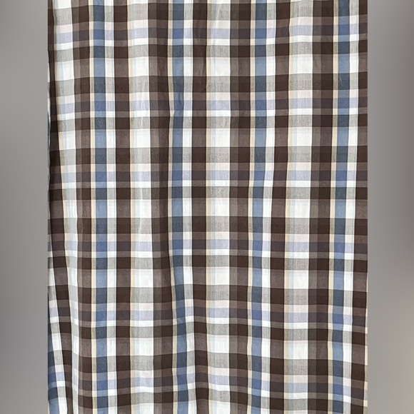 Columbia Men’s XL Button Front Shirt Short Sleeve Shirt Brown plaid omni wick - Picture 3 of 5